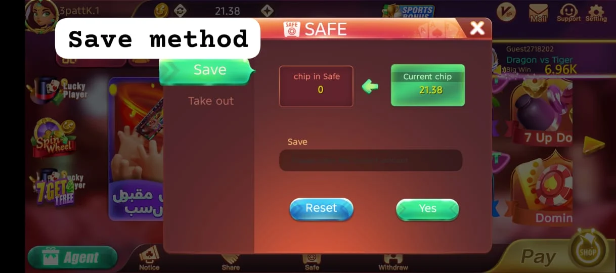 3 Patti Gold Wallet System